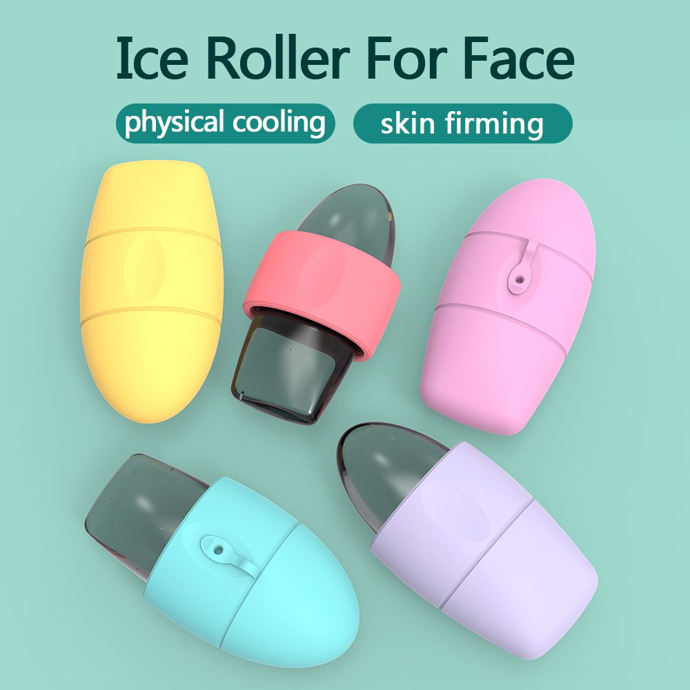 Facial Massage, Ice Roller, Silicone, Eye Compress, Face Skincare, Cooling Ice Grid, Ice Compress Beauty Device, Ice Face