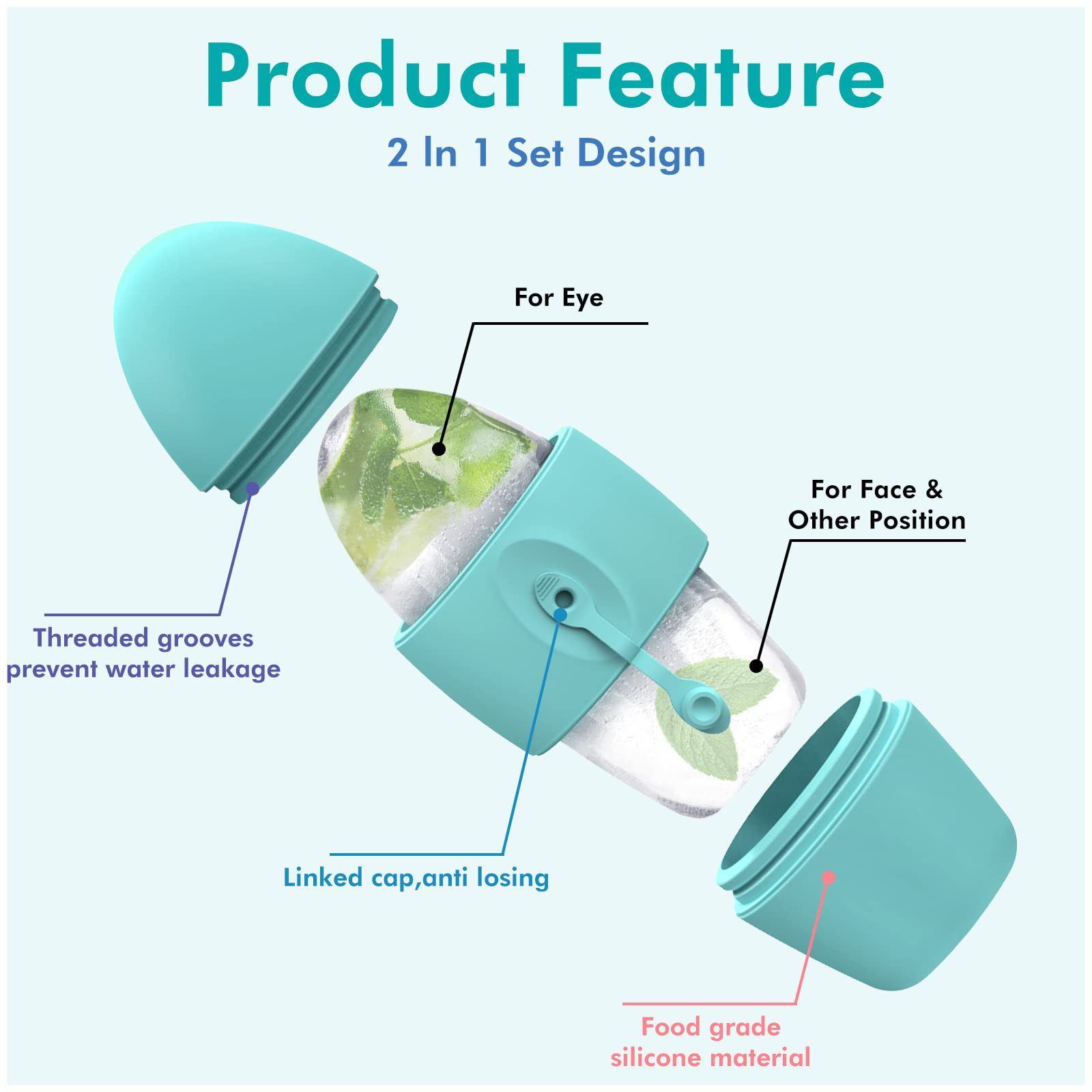 Facial Massage, Ice Roller, Silicone, Eye Compress, Face Skincare, Cooling Ice Grid, Ice Compress Beauty Device, Ice Face