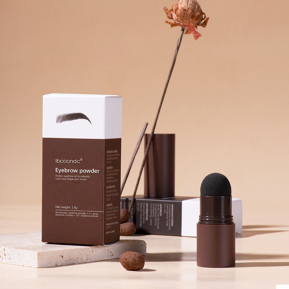 Stamp eyebrow powder set Lazy eyebrow powder stick hairline contouring eyebrow powder