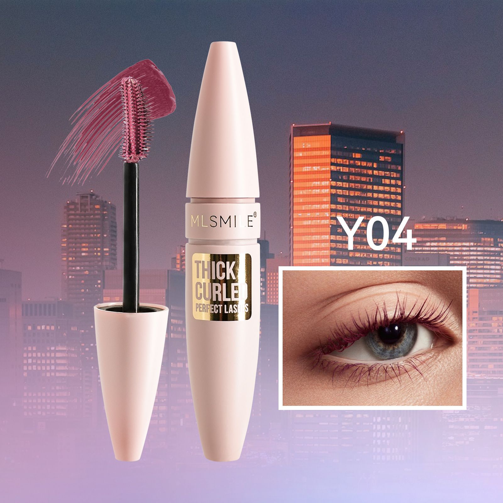 5 Color Multi Purpose Mascara Waterproof Smudge Proof 3D Dense Lengthen Curling Cream Mascara For Daily Party Eye Makeup 15ml view 8