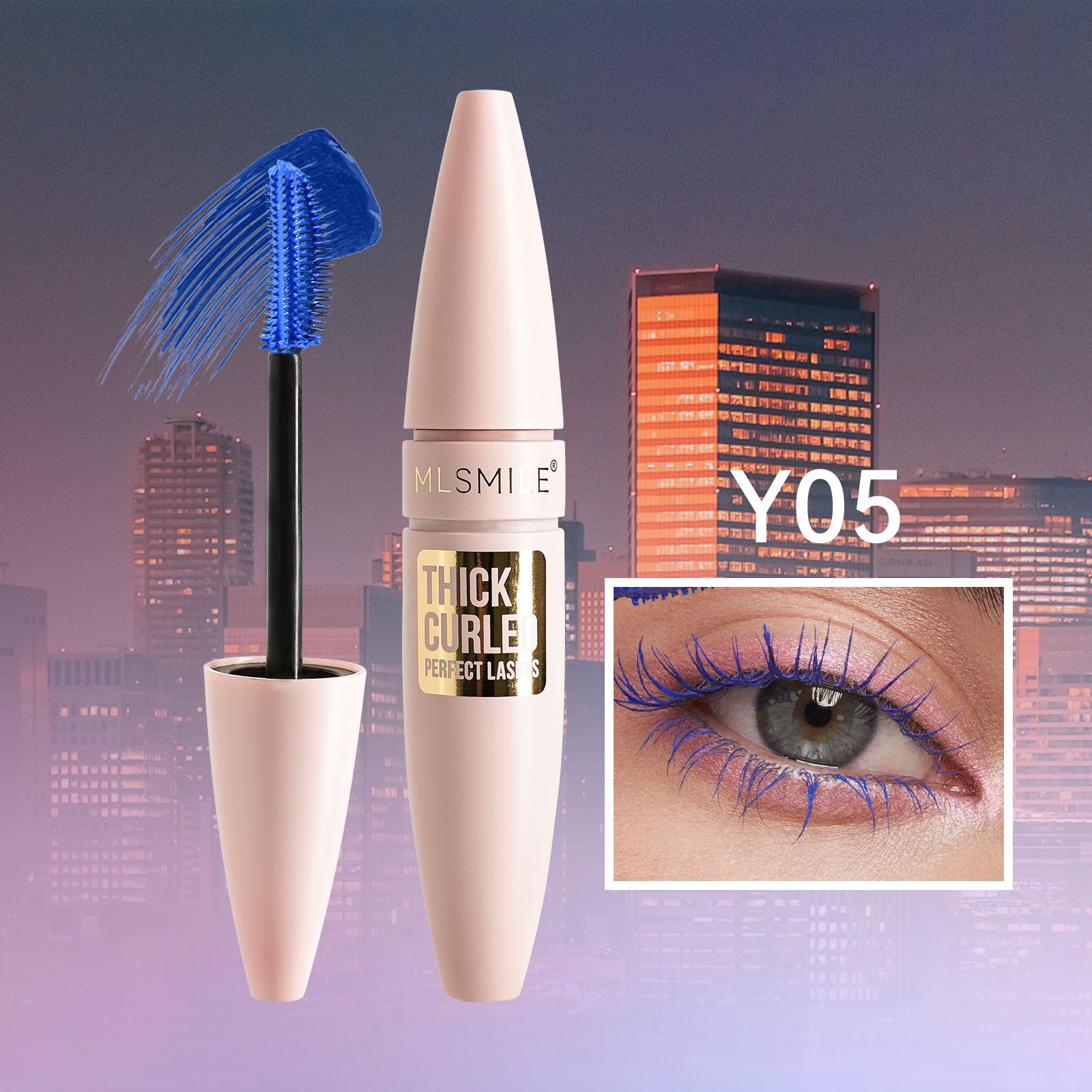 5 Color Multi Purpose Mascara Waterproof Smudge Proof 3D Dense Lengthen Curling Cream Mascara For Daily Party Eye Makeup 15ml view 9