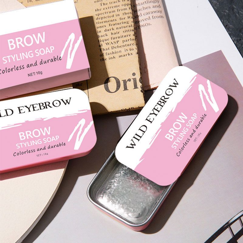 Colorless Wild Eyebrow Styling Soap Waterproof Long Lasting Brow Setting Paste 10g Wholesale Makeup Brow Shaping Soap view 5