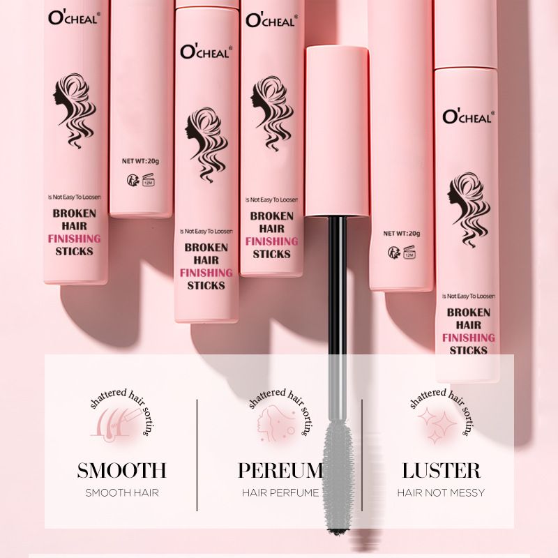 Flyaway Hair Finishing Stick Anti-Frizz Hair Wax Stick For Broken Hair Bangs Baby Hair Styling Taming Hair Finishing Cream