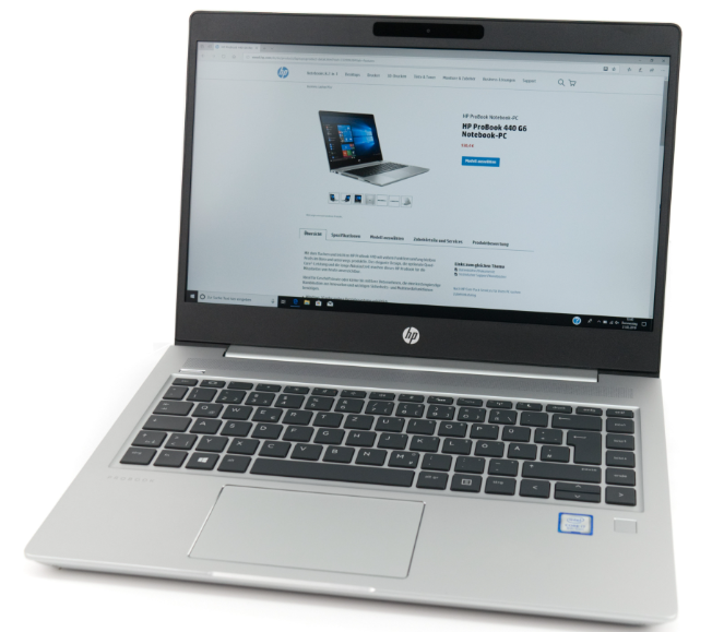 HP Refurbished ProBook 440 G6 Intel Core I5 8GB RAM 256GB SSD 8th Geneneration 14 Inches Screen Size Laptop Silver Windows 10 INC Charger