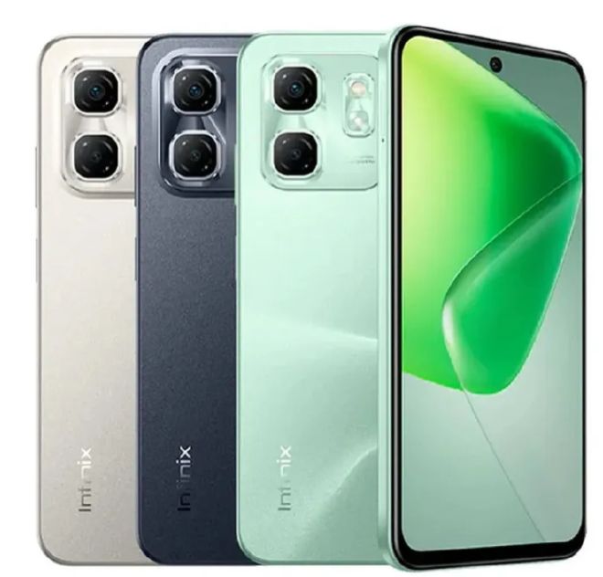 [New Arrival] Infinix Hot 50i 128GB + 12(6+6)GB 6.7" Screen Phone Dual SIM 4G Network 5000mAh Battery with 18W Type-C Charging 48MP Camera Fingerprint Lock Android 14 G81 Smartphones