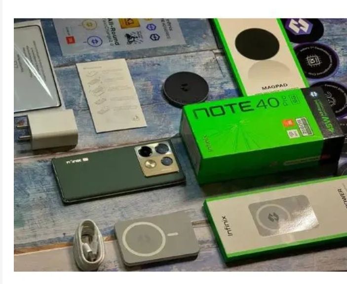 {Brand New} Infinix Note 40 6.78" 120Hz AMOLED 256GB+16(8+8)GB RAM 4G MTK Helio G99 108MP Camera JBL Speaker 45W 5000mAh Android 14 Dual SIM Smart Phone