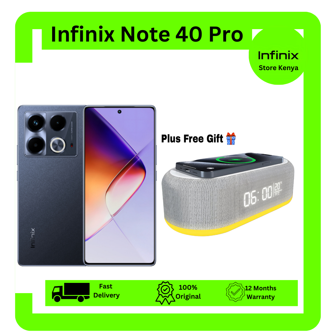 [New Arrival] Infinix Note 40 PRO 256GB+16GB (8+8)GB RAM 6.78" Screen Dual SIM Phone 5000mAh Battery 70W Charging 108MP Camera Android 14 MediaTek Helio G99 Ultimate Smart Phones