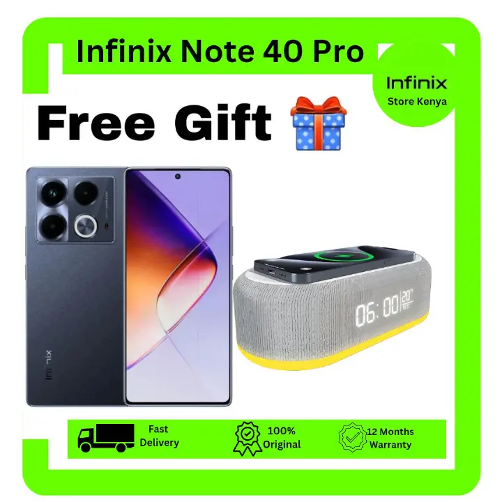 [New Arrival] Infinix Note 40 PRO 256GB+16GB (8+8)GB RAM 6.78" Screen Dual SIM Phone 5000mAh Battery 70W Charging 108MP Camera Android 14 MediaTek Helio G99 Ultimate Smart Phones