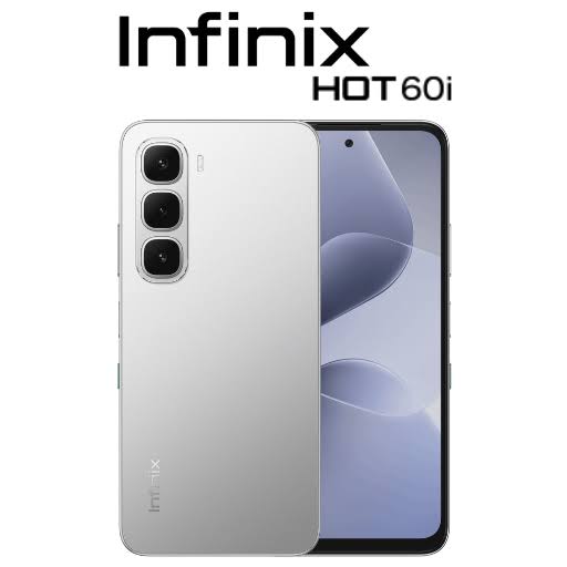 [SUPER DISCOUNT] Infinix Hot 60i 128GB+6GB 6.7" IPS LCD 120Hz Display 50MP Camera 5160mAh Battery 45W Fast Charging IP64Dust/Water Resistant Dual SIM Ultimate Bypass Charging AI Smartphone + FREE GIFT