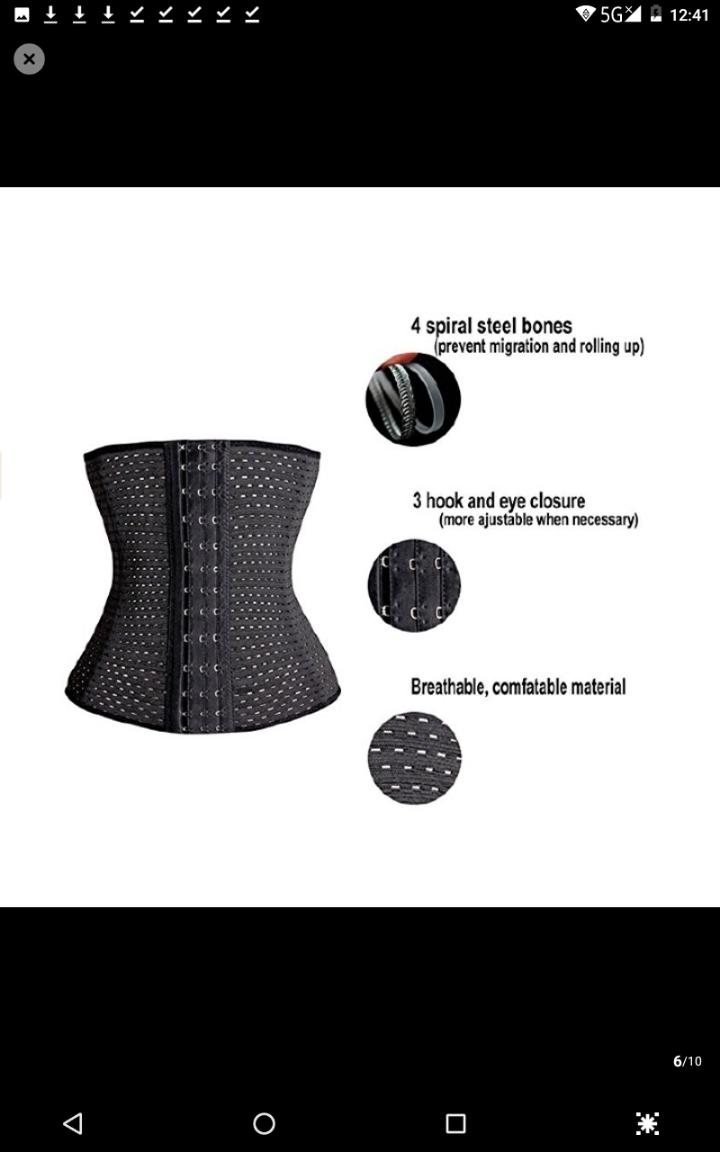 Breathable Corset Waist Trainer Slimming Belt Tummy Reduction  Cream Trimmer Sport Gym Fat Burner Elastic Shapewear Women Ladies Tummy Belly Slim Belt Band Body Building Sheath Flat Girdle Postpartum