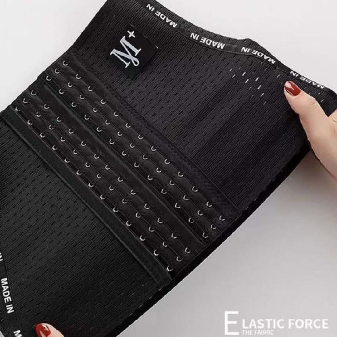 Breathable Corset Waist Trainer Slimming Belt Tummy Reduction  Cream Trimmer Sport Gym Fat Burner Elastic Shapewear Women Ladies Tummy Belly Slim Belt Band Body Building Sheath Flat Girdle Postpartum