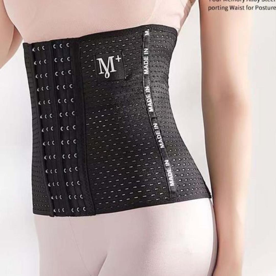Breathable Corset Waist Trainer Slimming Belt Tummy Reduction  Cream Trimmer Sport Gym Fat Burner Elastic Shapewear Women Ladies Tummy Belly Slim Belt Band Body Building Sheath Flat Girdle Postpartum
