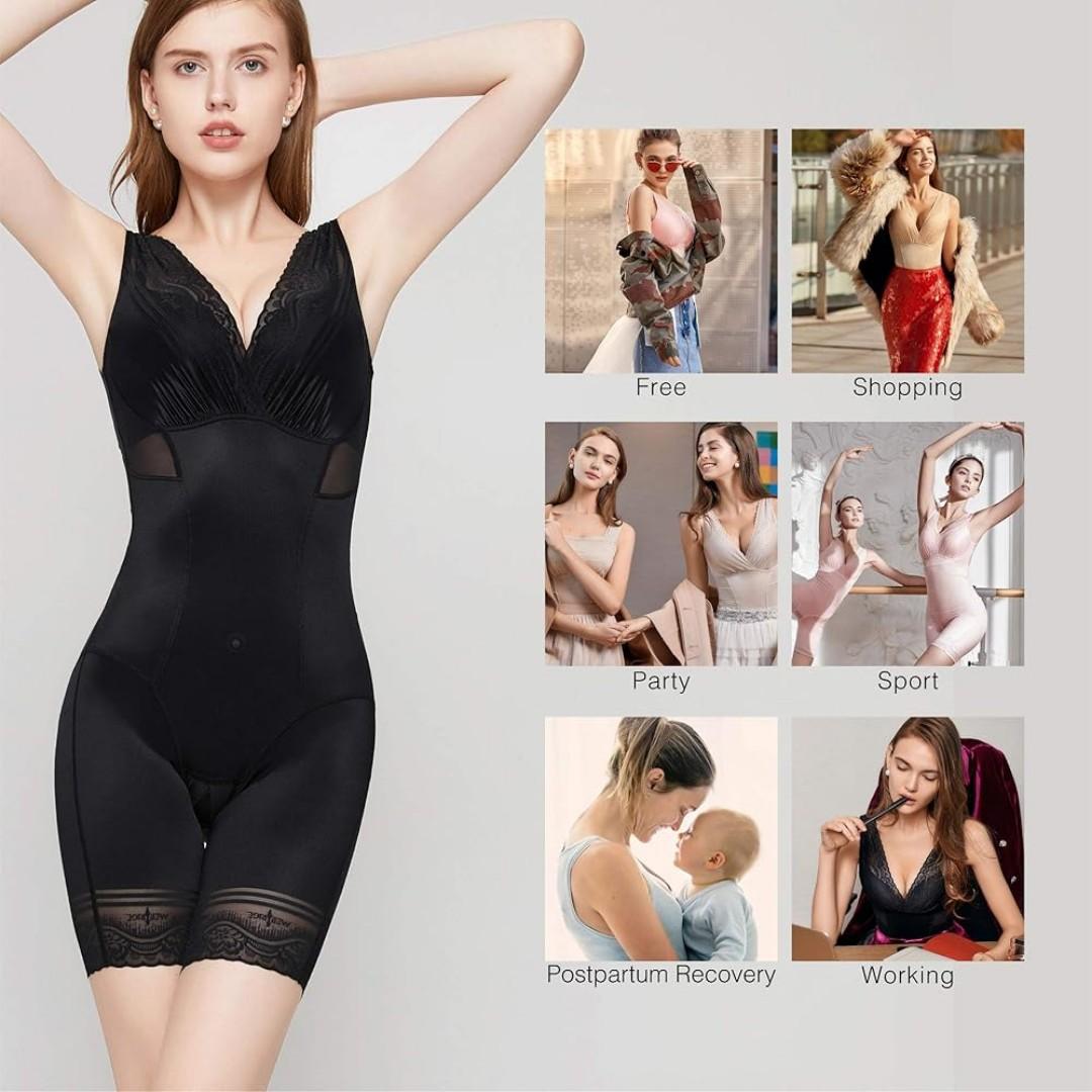 Seamless Bodysuit Biker Shapewear Seamless Shapewear Bikers Tummy Control bodysuit Shapewear women high waisted  body shaper panties slip shorts under dresses Thigh Slimmer Butt Lifter