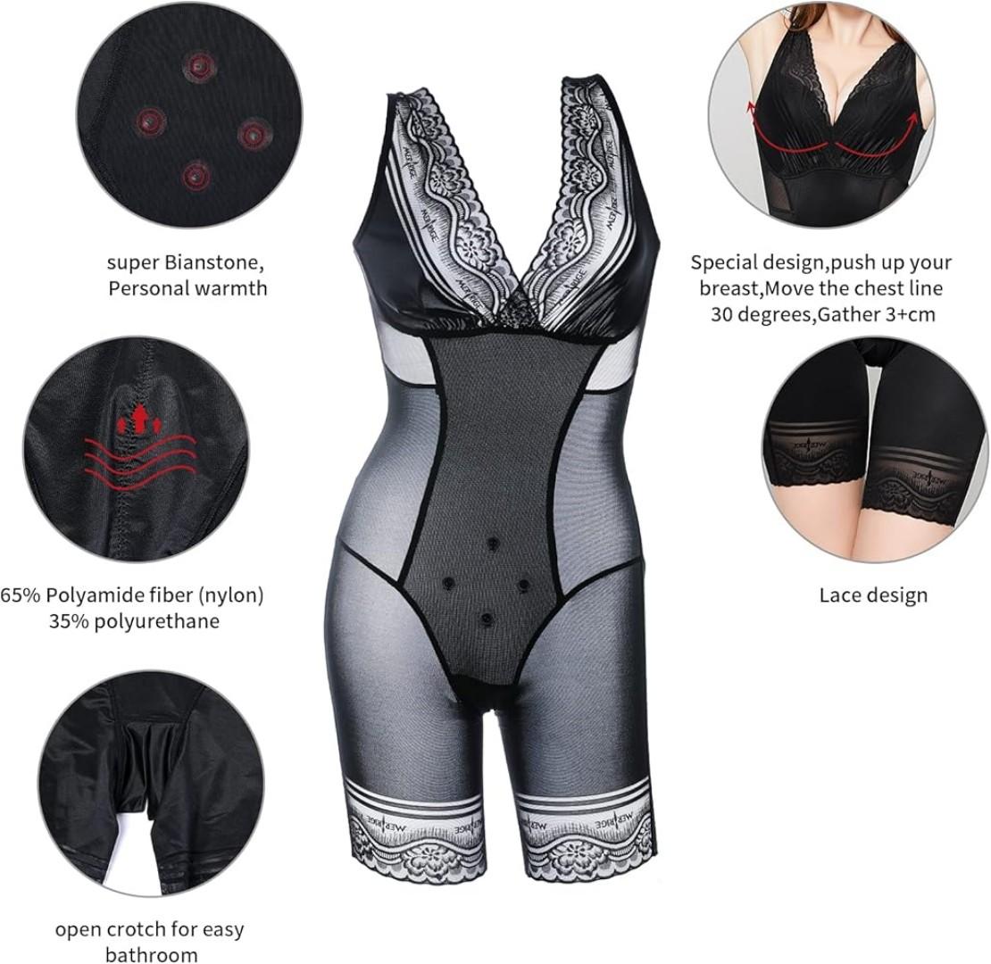 Seamless Bodysuit Biker Shapewear Seamless Shapewear Bikers Tummy Control bodysuit Shapewear women high waisted  body shaper panties slip shorts under dresses Thigh Slimmer Butt Lifter