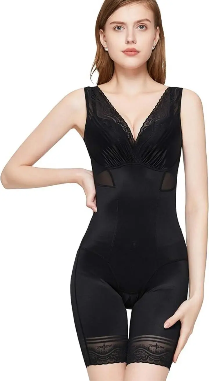 Seamless Bodysuit Biker Shapewear Seamless Shapewear Bikers Tummy Control bodysuit Shapewear women high waisted  body shaper panties slip shorts under dresses Thigh Slimmer Butt Lifter