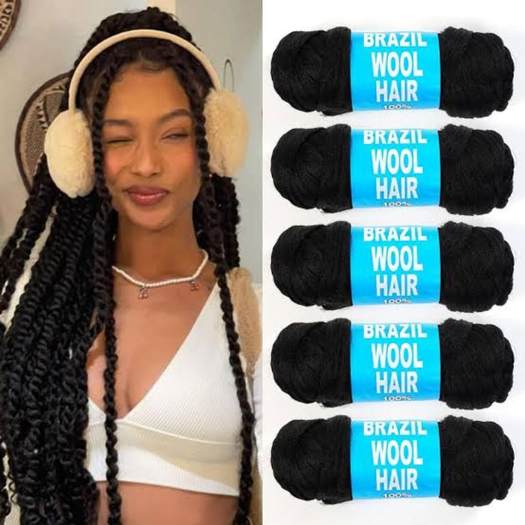 Brazilian wool Braids Darling Angels Wigs Human Hair Synthetic Wigs Synthetic hair Yarn Uzi
