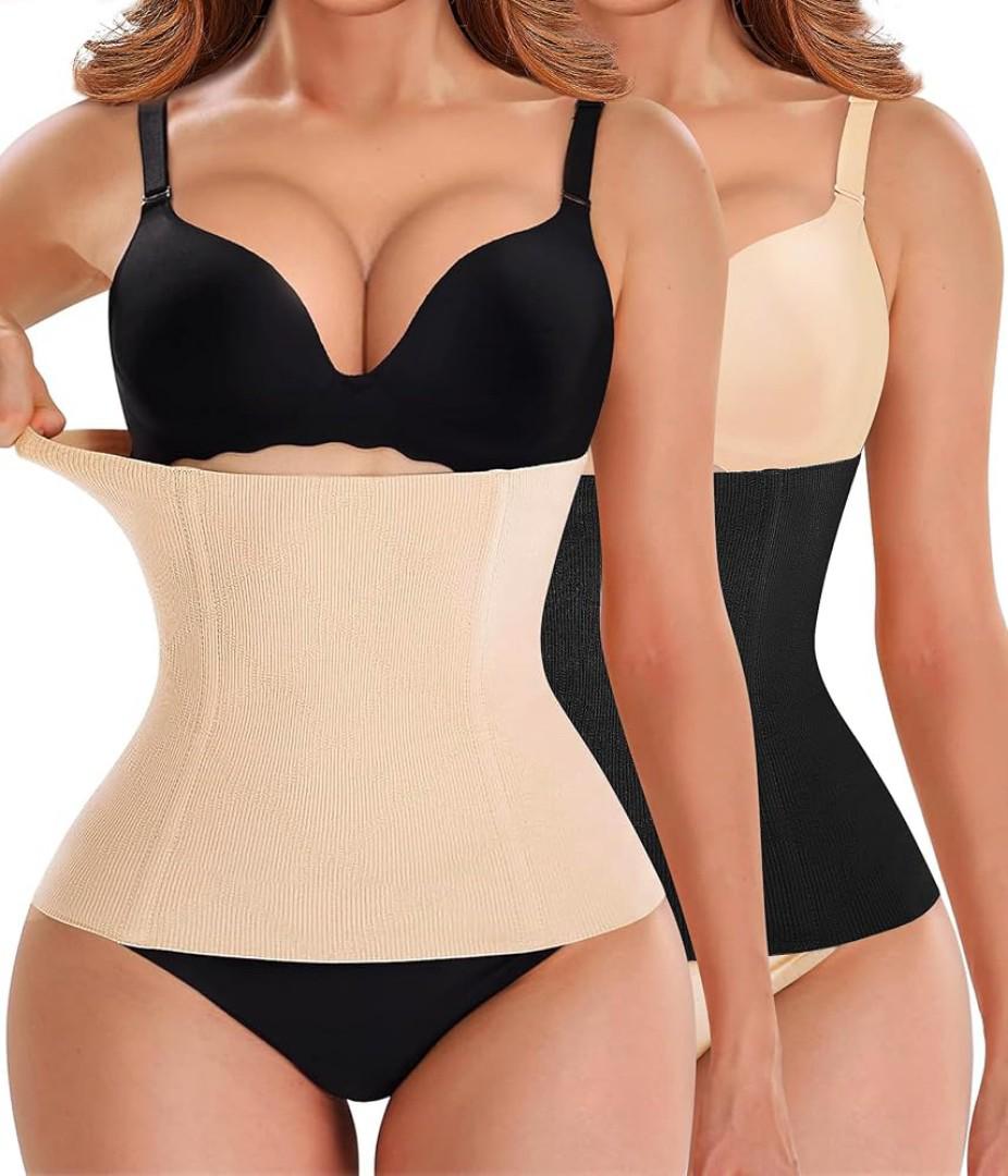 360° Firm control tummy waist trainer Cotton Breathable Corset Waist Trainer Slimming Belt Tummy Reduction  Cream Trimmer Sport Gym Fat Burner Elastic Shapewear Women Ladies Tummy Belly(Random color)