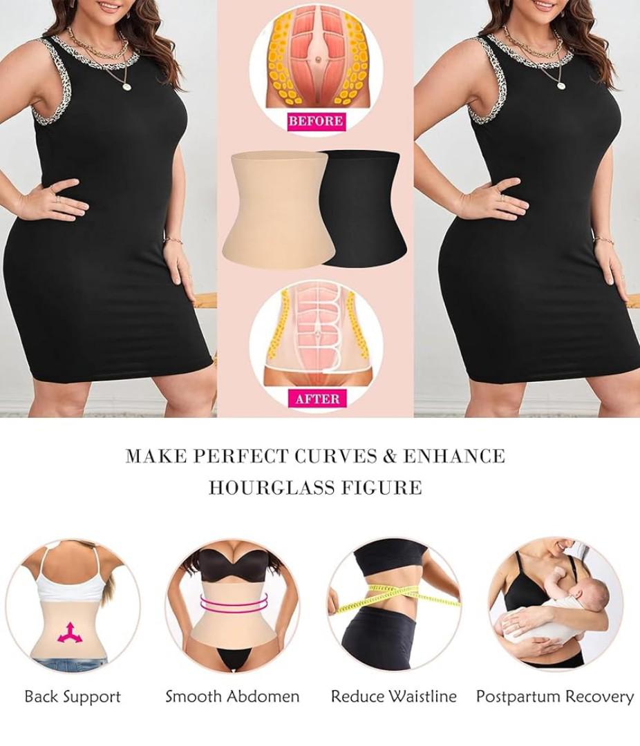 360° Firm control tummy waist trainer Cotton Breathable Corset Waist Trainer Slimming Belt Tummy Reduction  Cream Trimmer Sport Gym Fat Burner Elastic Shapewear Women Ladies Tummy Belly(Random color)