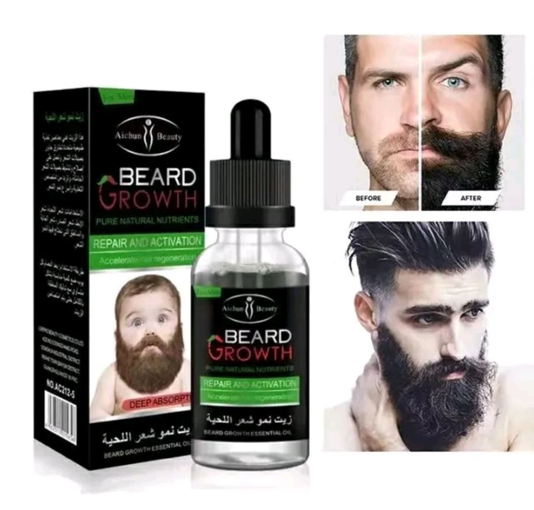 Beard Oil Beard growth essential oil and Hair Growth Essential oil, bald hair treatment oil BEARD GROWERS