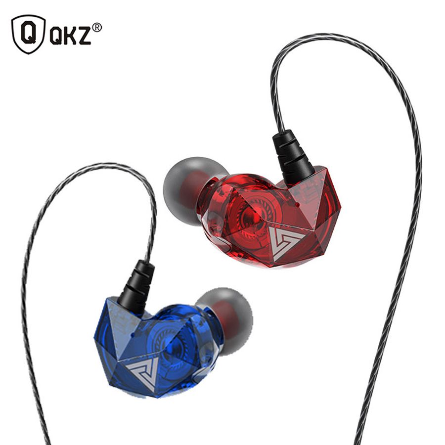 QKZ AK2 In-Ear Headphones High-Fidelity Sound with Ergonomic Design Universal 3.5mm Audio Jack Wired Earphone QKZ Original Earphones Wire Control Monitor Dynamic Driver Deep Bass Sports Earbuds