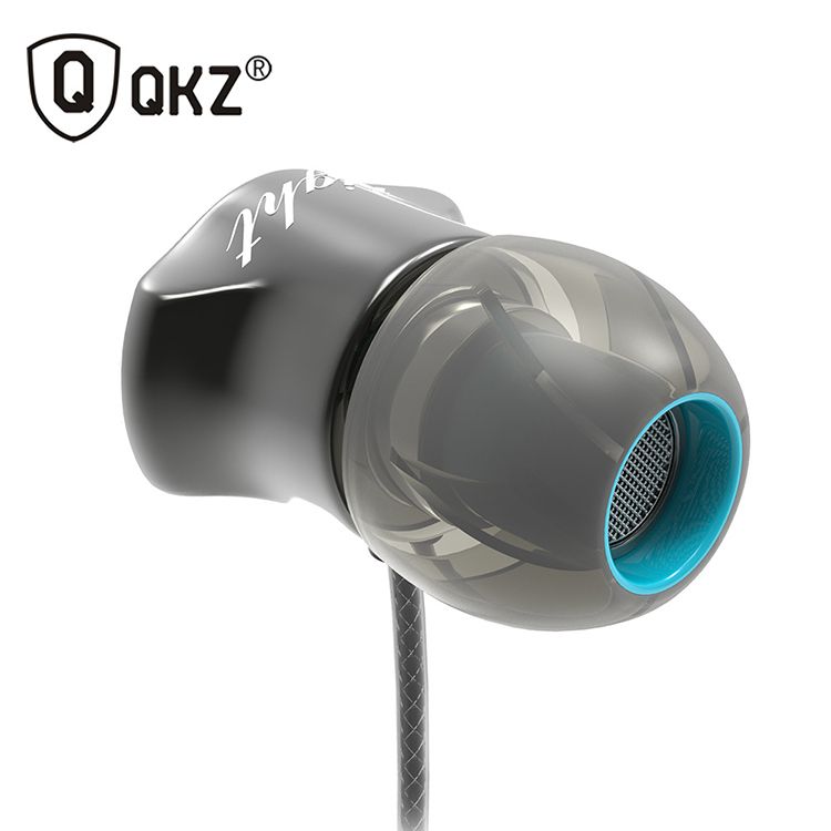 QKZ DM7 Noise Isolating HD HiFi In Ear Earphone QKZ Earphones Original Wire Control Earphones with mic 3.5MM Audio Jack Sports Wired Earphone For Android Phone ipad Computer Wired Earphone