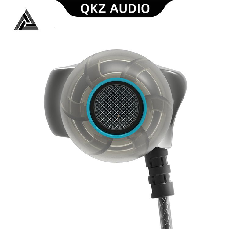 QKZ DM7 Noise Isolating HD HiFi In Ear Earphone QKZ Earphones Original Wire Control Earphones with mic 3.5MM Audio Jack Sports Wired Earphone For Android Phone ipad Computer Wired Earphone