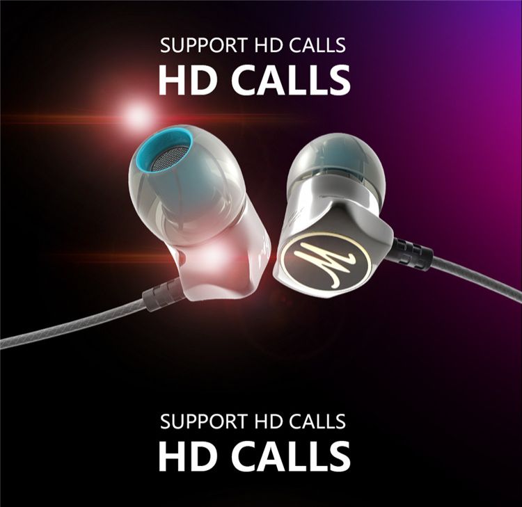 QKZ DM7 Noise Isolating HD HiFi In Ear Earphone QKZ Earphones Original Wire Control Earphones with mic 3.5MM Audio Jack Sports Wired Earphone For Android Phone ipad Computer Wired Earphone