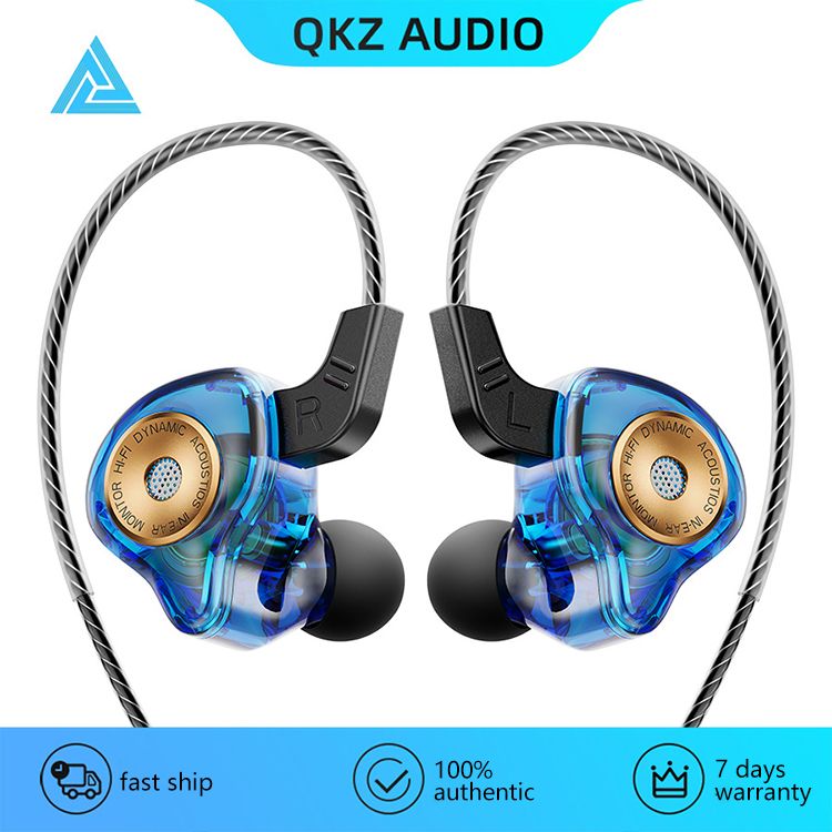 QKZ AK6-Ultra in-ear dynamic coil headphones Mobile phone monitor headphones with wire control run Sports buds 3.5mm Aux Jack Wired Earphones With Mic Gaming Earbuds Noise Cancelling Wired Earphone