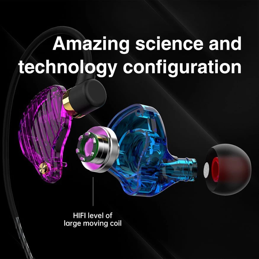 Original QKZ Earphones SK3 Earphone With MIC Wired Earphone 1.2Meters Line Control Noise Canceling Stereo Bass Sport Running Headset HIFI Monitor Earbuds Earpods Wired Headphone For Android Phone