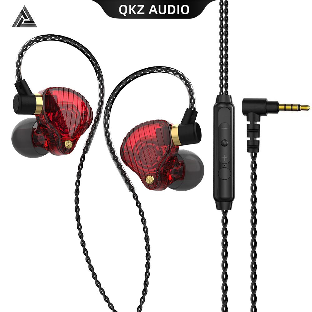 Original QKZ Earphones SK3 Earphone With MIC Wired Earphone 1.2Meters Line Control Noise Canceling Stereo Bass Sport Running Headset HIFI Monitor Earbuds Earpods Wired Headphone For Android Phone