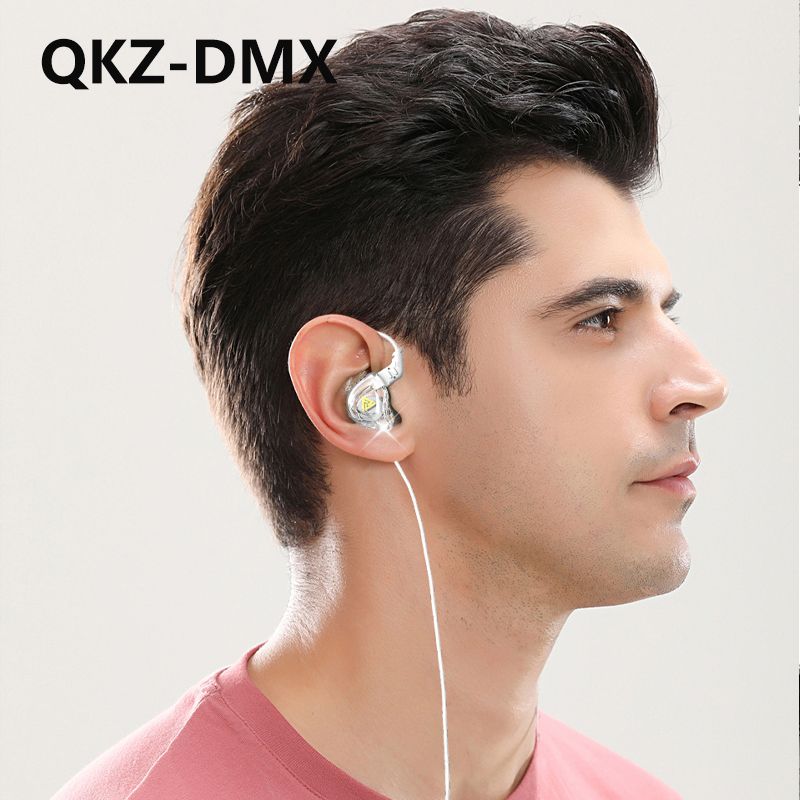 QKZ DMX Earphone Wired Earphone Sport Earbuds Stereo earphone Music Cell Phone Running Headset dj With HD Mic Noise Cancelling In Ear Monitor Earphones Wired Headset 3.5mm Jack Universal Android buds