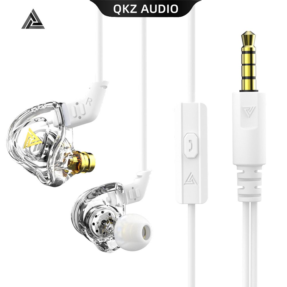 QKZ DMX Earphone Wired Earphone Sport Earbuds Stereo earphone Music Cell Phone Running Headset dj With HD Mic Noise Cancelling In Ear Monitor Earphones Wired Headset 3.5mm Jack Universal Android buds