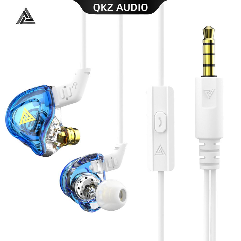 QKZ DMX Earphone Wired Earphone Sport Earbuds Stereo earphone Music Cell Phone Running Headset dj With HD Mic Noise Cancelling In Ear Monitor Earphones Wired Headset 3.5mm Jack Universal Android buds