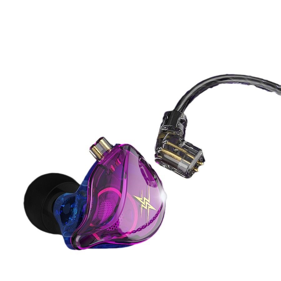 QKZ ZXT 1 Dynamic HIFI Bass Earbuds Wired Earphone With Microphone In Ear Monitor Earphone Sport Noise Cancelling Headset Mobile Phone Headphone Sports Earphone Gaming Earplug Original QKZ Earphone