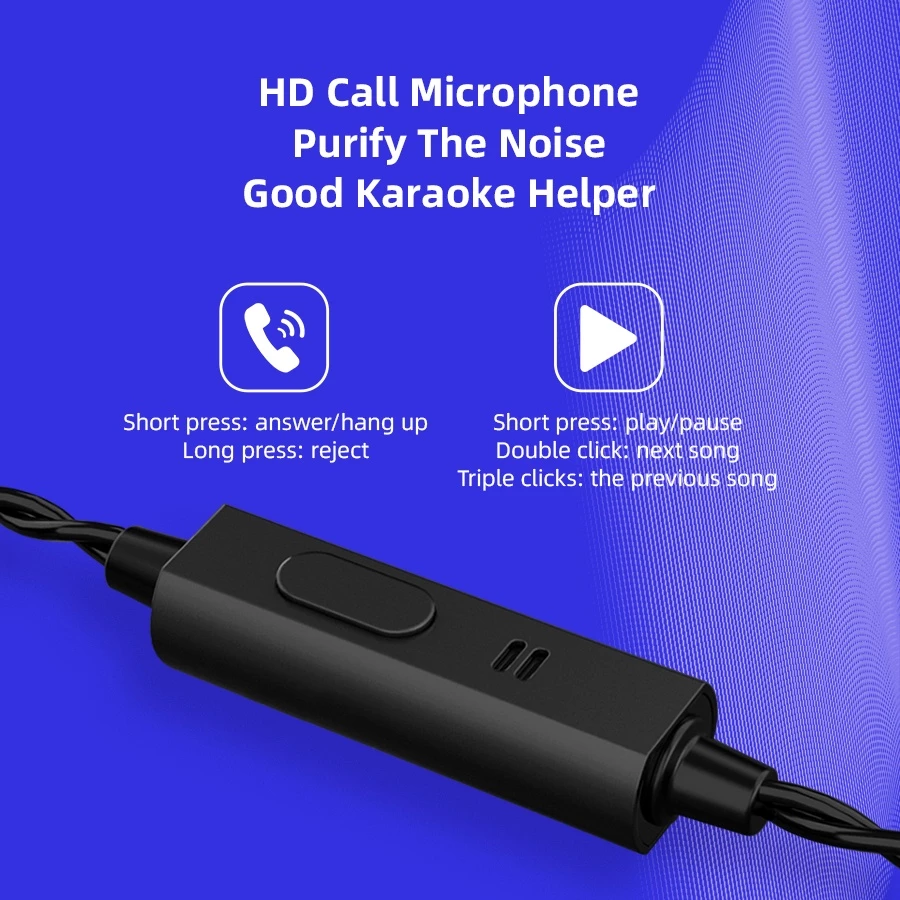 QKZ ZXT 1 Dynamic HIFI Bass Earbuds Wired Earphone With Microphone In Ear Monitor Earphone Sport Noise Cancelling Headset Mobile Phone Headphone Sports Earphone Gaming Earplug Original QKZ Earphone