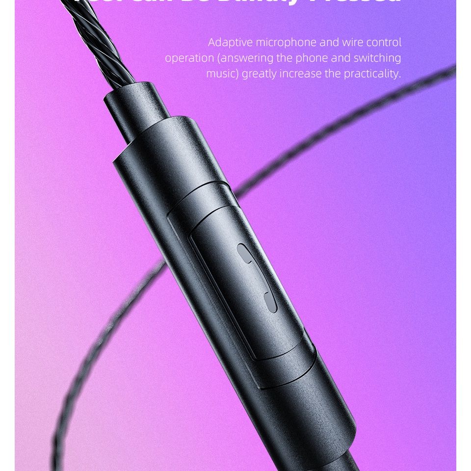 QKZ AK6 Pro Wired Headphones 3.5mm High Quality Microphone Super Bass Noise Cancelling Sport Running Neckband Earphones Wired Headphone Wired Earphones With Mic HiFi Gaming Earphone Wired Headset