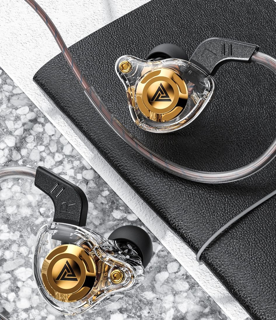 Original QKZ AK6 SRS Earphones Driver HiFi Wired Earphone Race Sport Headphone Bass Stereo Headset Music Wired Earbuds 3.5MM In Ear With Mic Wired Earphones Sports Earphones