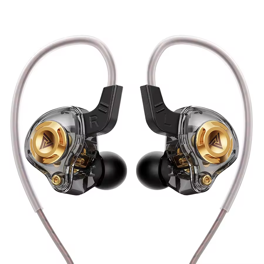 Original QKZ AK6 SRS Driver HiFi Wired Earphone Race Sport Headphone Bass Stereo Headset Music Earbuds 3.5MM In Ear With Mic Mobile Phone Headphones Sports Earphones For Android Phone QKZ Original Bud