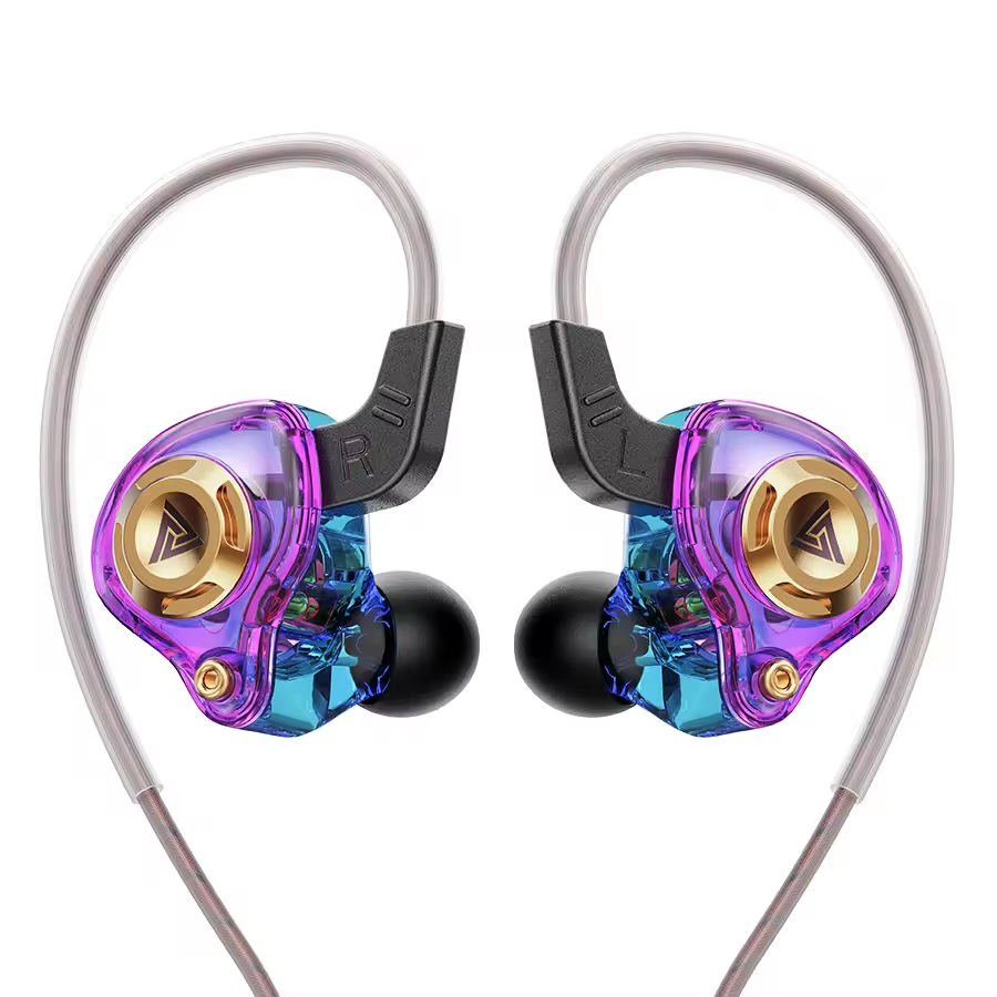 Original QKZ AK6 SRS Driver HiFi Wired Earphone Race Sport Headphone Bass Stereo Headset Music Earbuds 3.5MM In Ear With Mic Mobile Phone Headphones Sports Earphones For Android Phone QKZ Original Bud