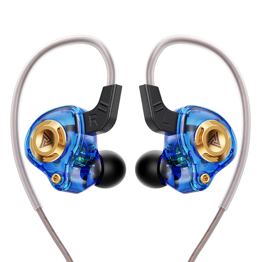Original QKZ AK6 SRS Driver HiFi Wired Earphone Race Sport Headphone Bass Stereo Headset Music Earbuds 3.5MM In Ear With Mic Mobile Phone Headphones Sports Earphones For Android Phone QKZ Original Bud