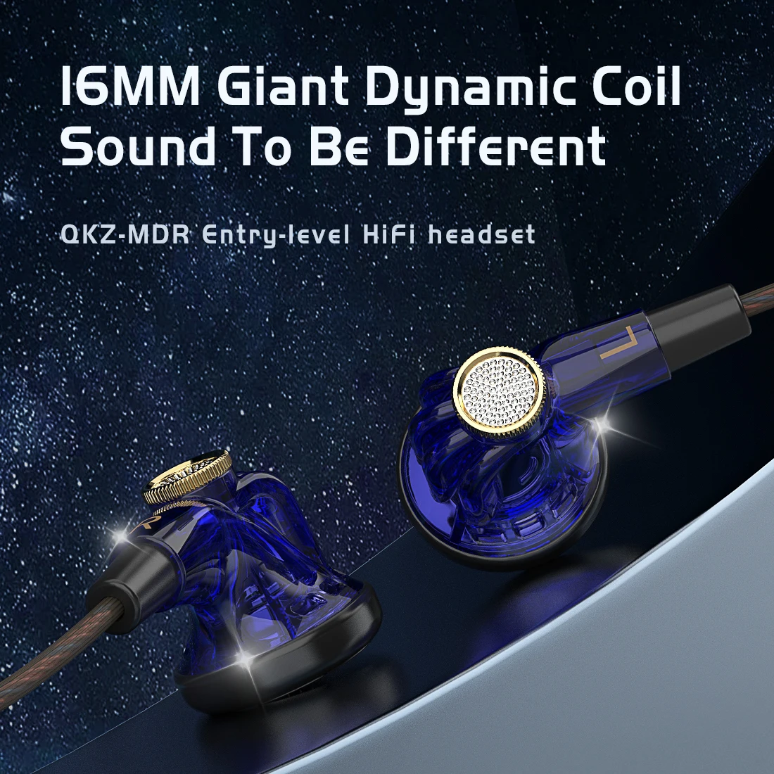 QKZ MDR Dynamic Driver HiFi Headphones with Mic In Ear Earphone Flat Head Plug Earbuds Bass Headset For Gym Sports Earphones Running Music Headset QKZ Earphones Original Wired Earphone With Microphone