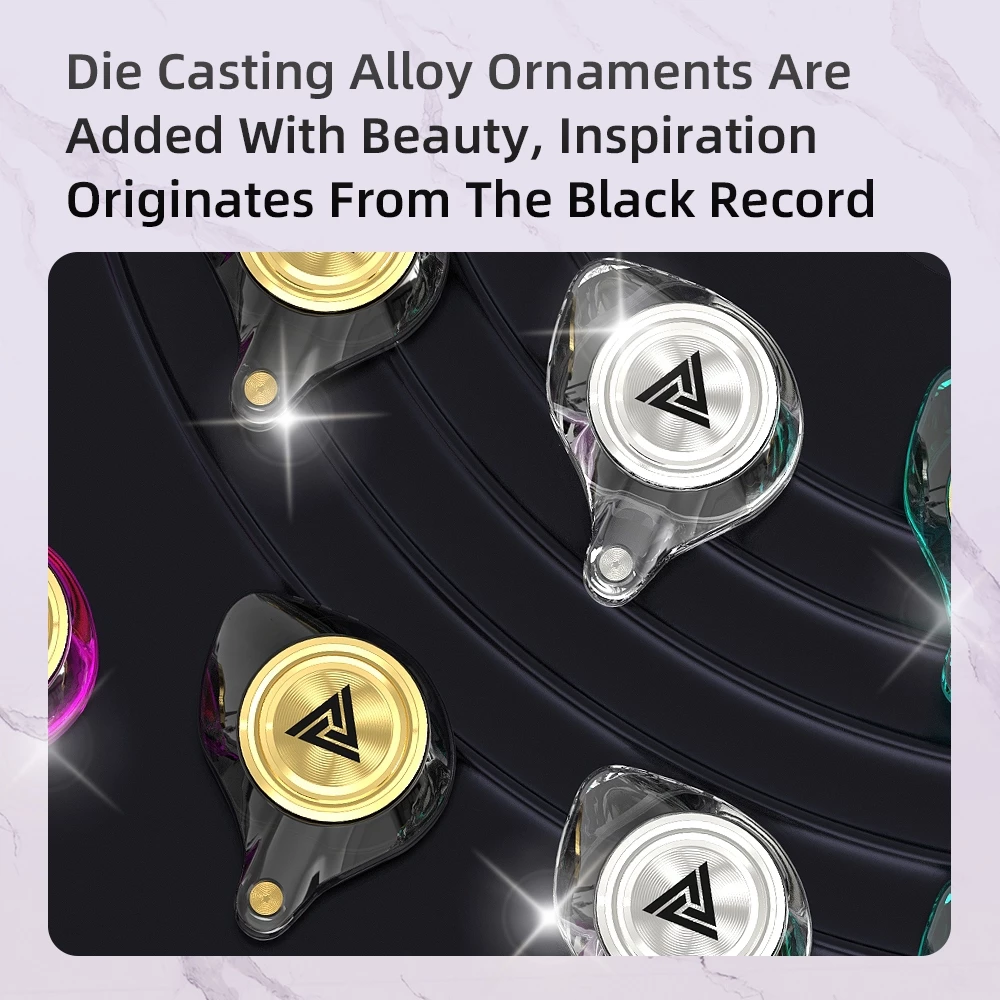 QKZ AK3 FiLe Wired Earphone with Microphone HiFi Music Monitor In Ear Bass Hifi Sound Headphones Noise Cancelling Headset For Sport Gaming Earbuds Original QKZ Headphones