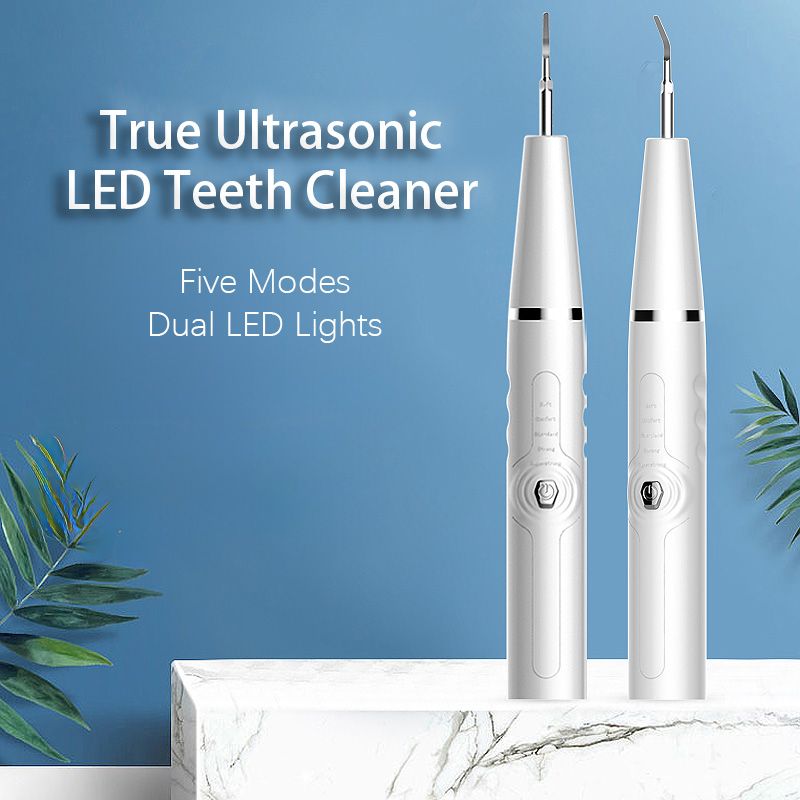 Ultrasonic Electric Toothbrushes Waterproof USB Charger Electric Ultrasonic Dental Calculus Remover Teeth Cleaner Dental Cleaning Teeth Whitening Scaler Dental Tartar Remover Oral Care