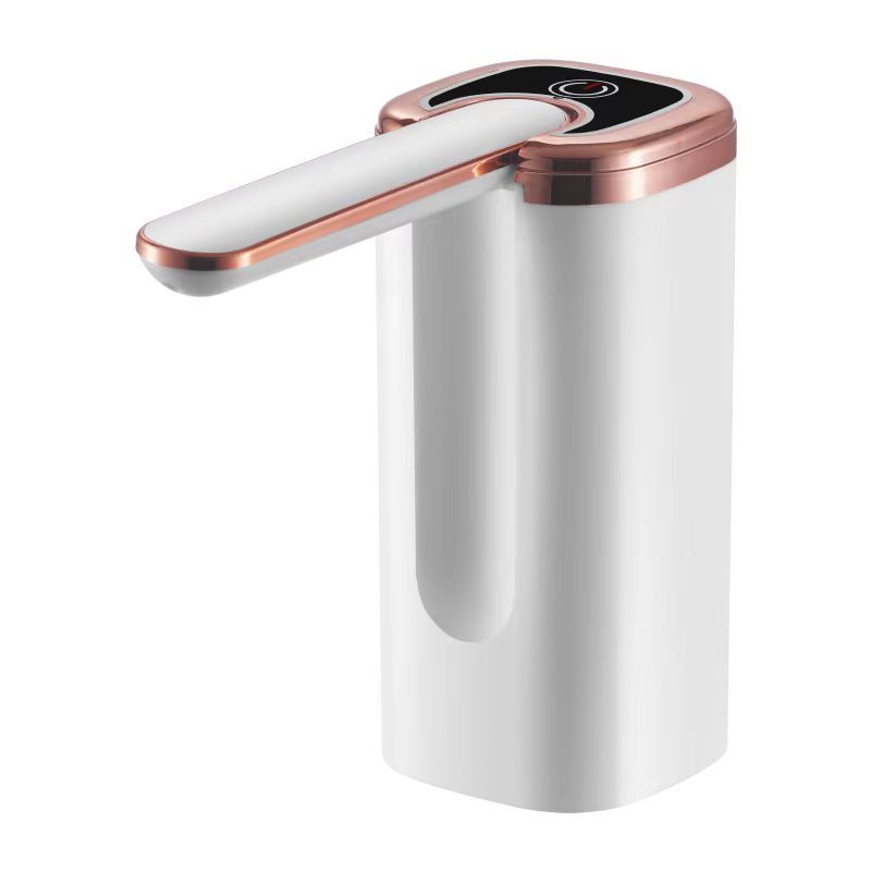 UPHUI Electric Water Bottle Pump with One-button Start Bottle Pump  Foldable and Exquisite Appearance DesignType-C Dispenser Portable Universal Water Bottle Pump with Switch for Home Kitchen Office