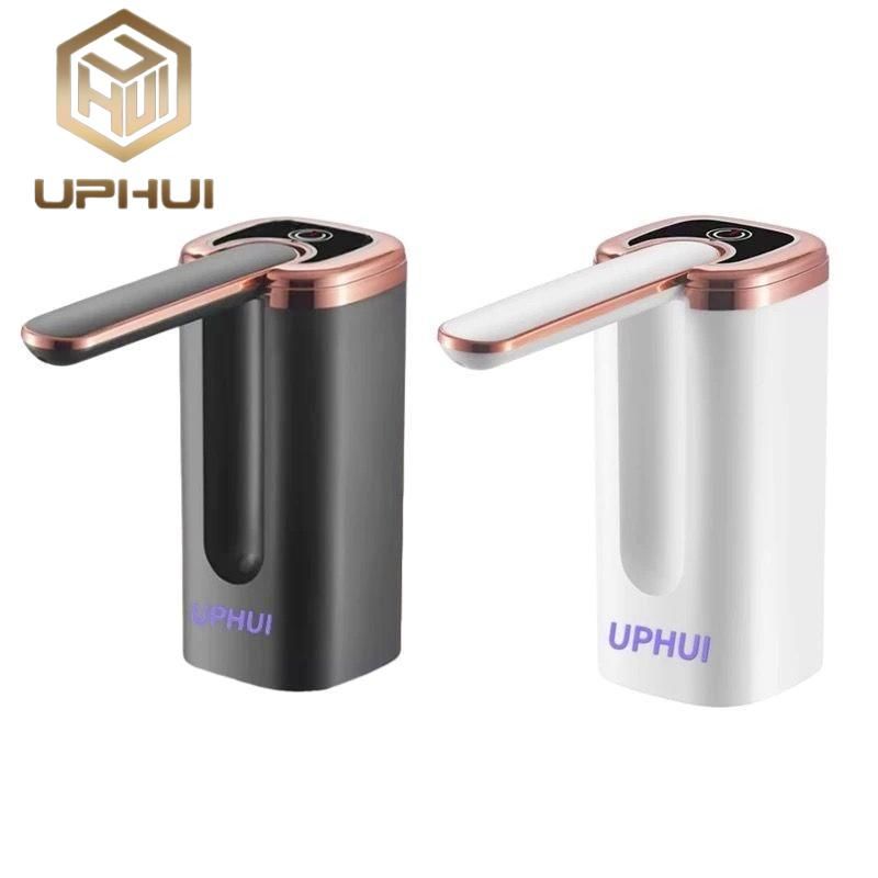 UPHUI Electric Water Bottle Pump with One-button Start Bottle Pump  Foldable and Exquisite Appearance DesignType-C Dispenser Portable Universal Water Bottle Pump with Switch for Home Kitchen Office