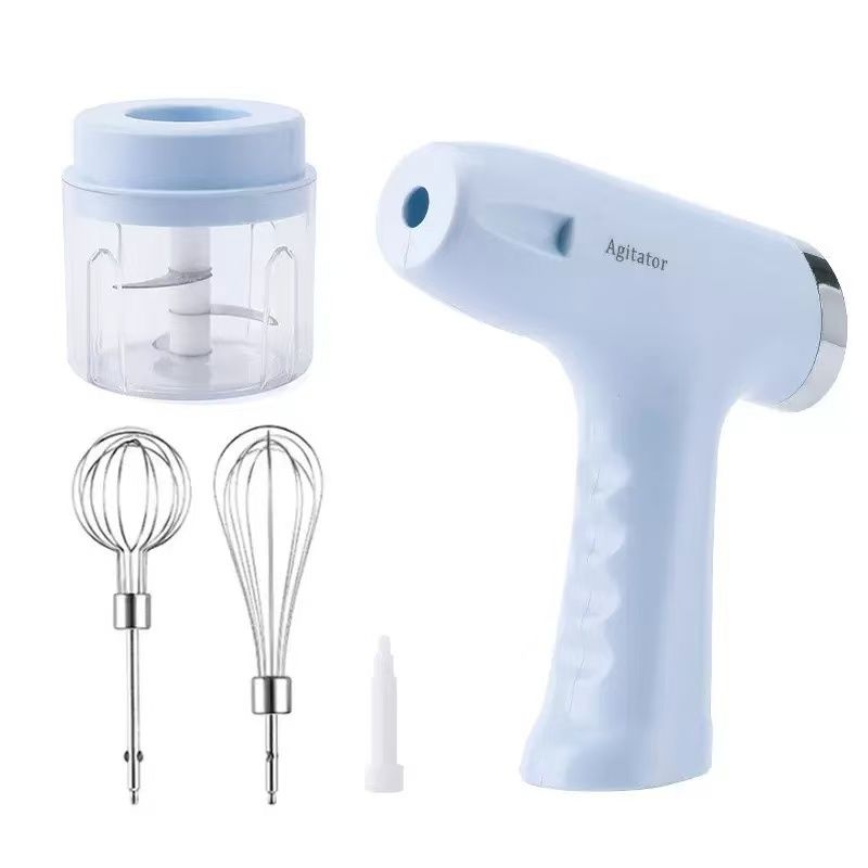 Crusher For Food 3-in-1 Portable Electric Meat Grinder Egg BeaterButter Mixer Multifunctional Automatic Mixing Handheld Meat GrinderPractical Kitchen Tool Butter Mixer Electric Garlic Machine