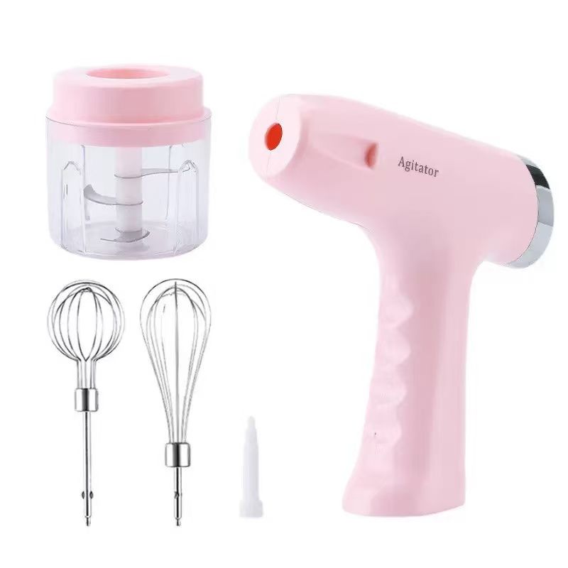 Crusher For Food 3-in-1 Portable Electric Meat Grinder Egg BeaterButter Mixer Multifunctional Automatic Mixing Handheld Meat GrinderPractical Kitchen Tool Butter Mixer Electric Garlic Machine