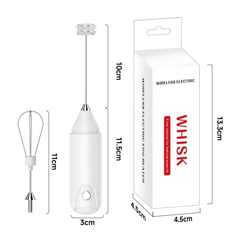 Hand-Held Battery Model Whisk Egg Beater Milk Coffee Frother Mixer Fruit Stick Kitchen & Dining Room Appliances AA Batteries Not Included In Product Listing