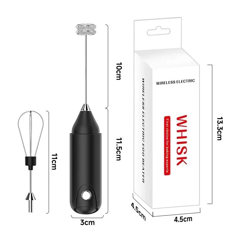 Hand-Held Battery Model Whisk Egg Beater Milk Coffee Frother Mixer Fruit Stick Kitchen & Dining Room Appliances AA Batteries Not Included In Product Listing
