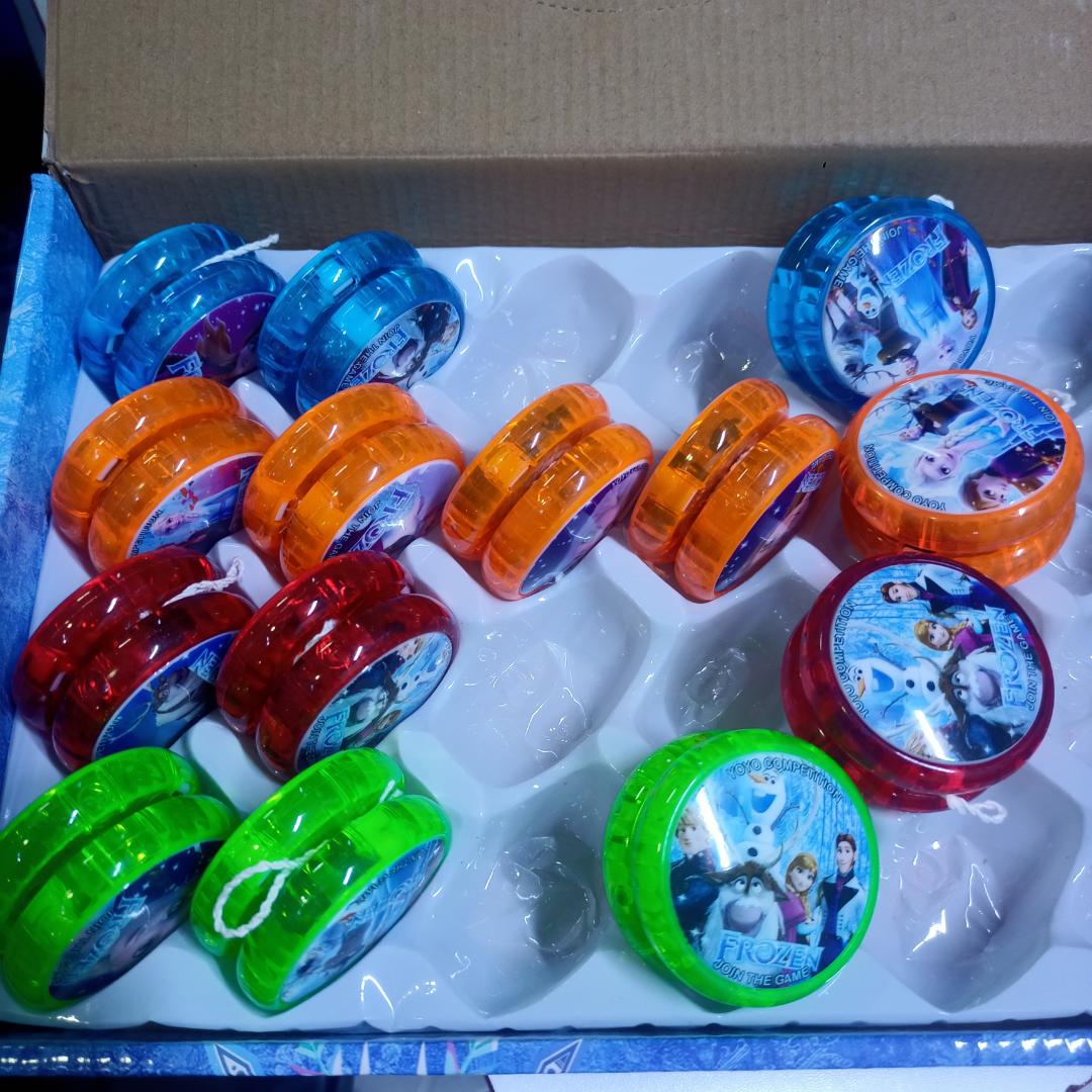 Frozen-Themed Yo-Yo Toy for Kids - LED Light Up, Durable Plastic, Fun Outdoor & Indoor Play